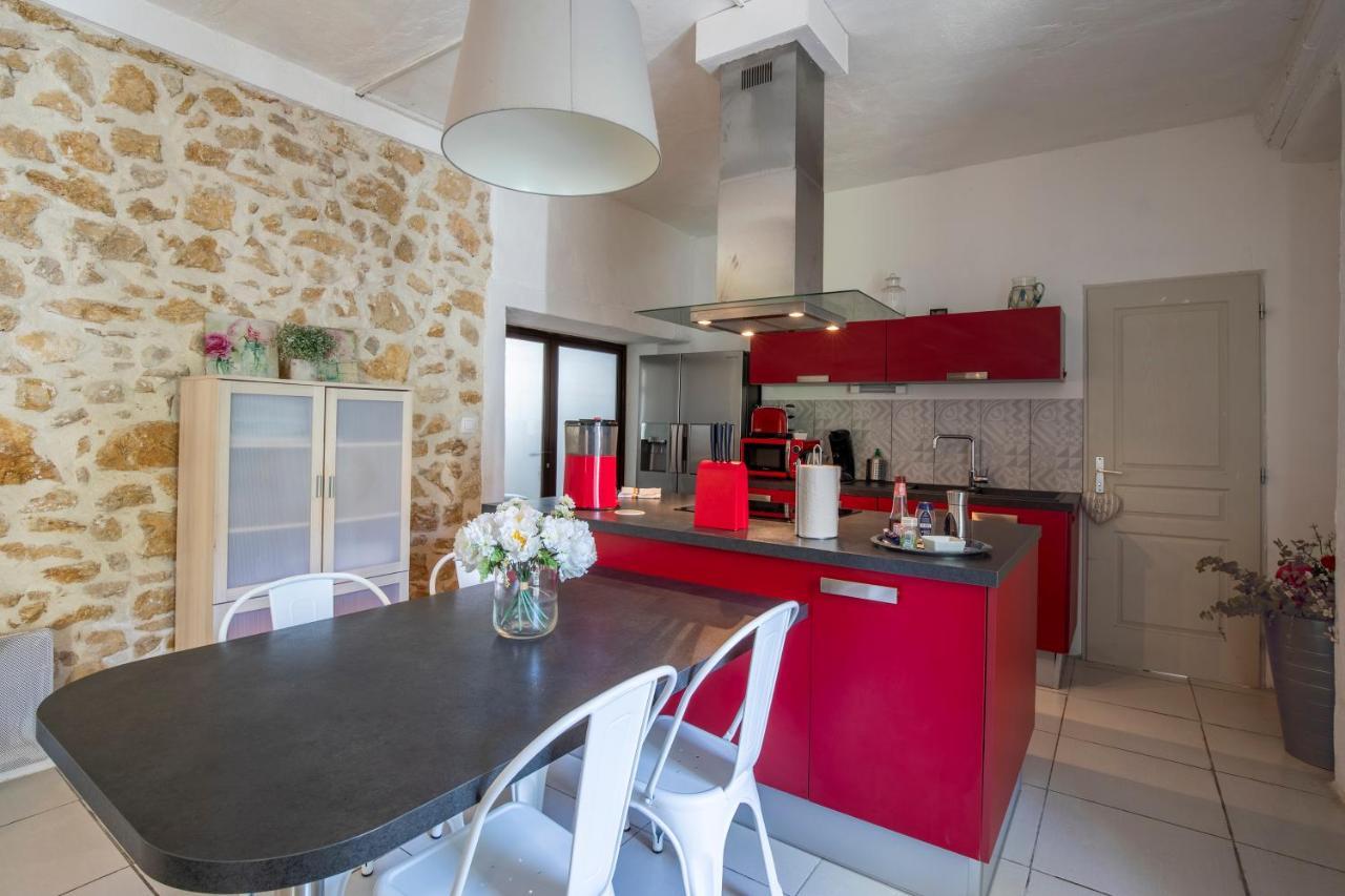 Portail Du Ventoux Central Luxe Jardin Linge Fourni Malaucène Esterno foto